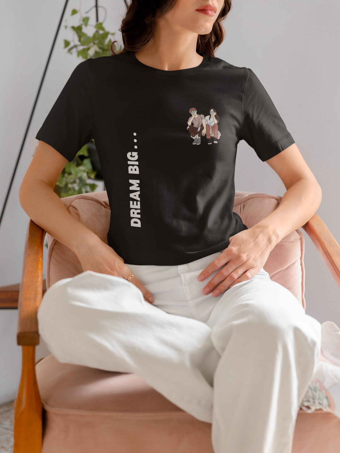 Dream Big Black Platinum T-shirt