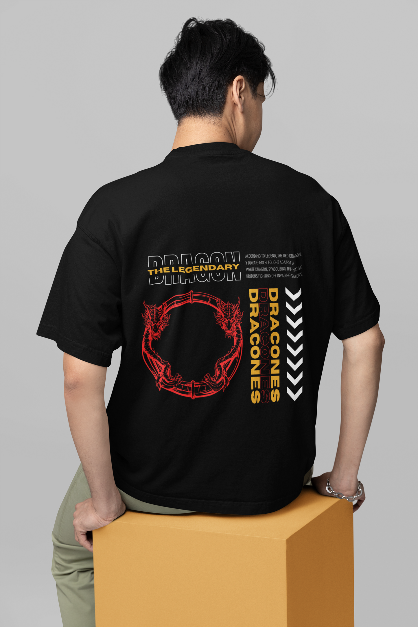 Dragon Black Oversize T-shirt