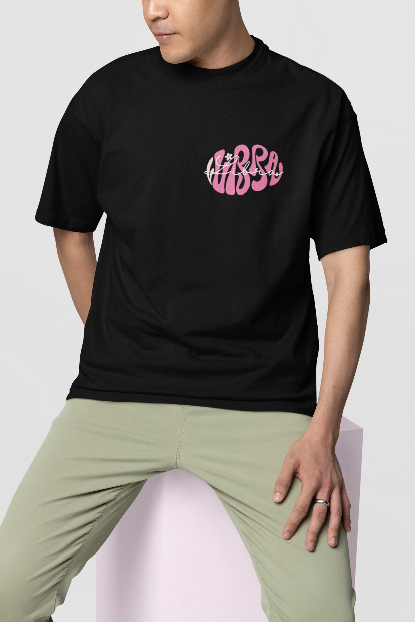Libra Black Oversize T-shirt
