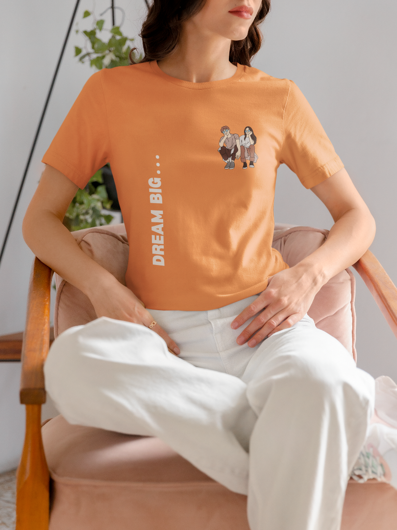 Dream Big Tangerine Regular T-shirt