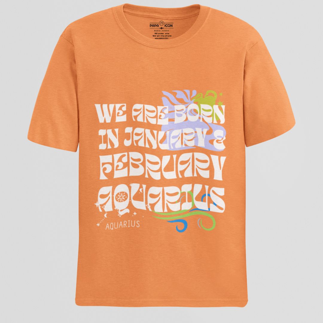 Aquarius Tangerine Regular T-shirt