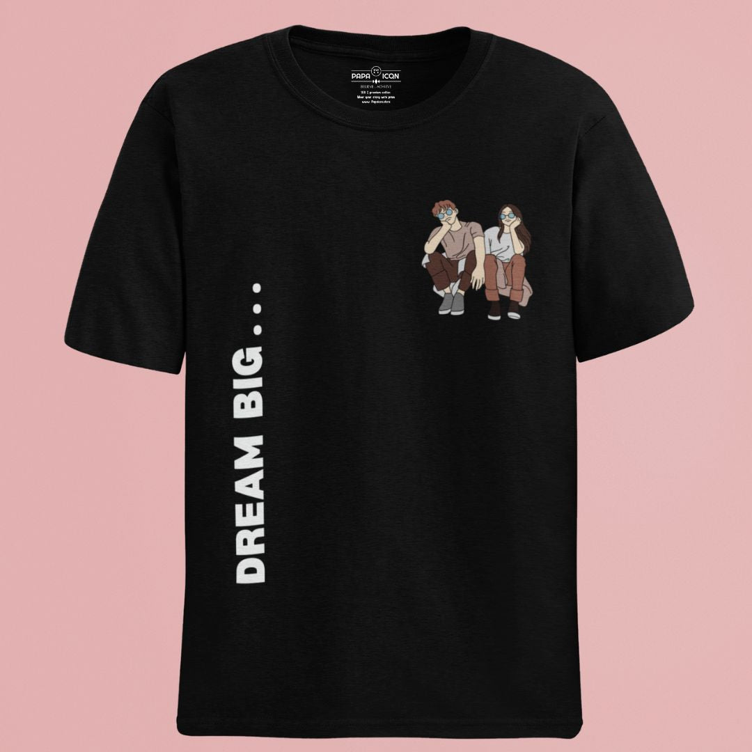 Dream Big Black Platinum T-shirt