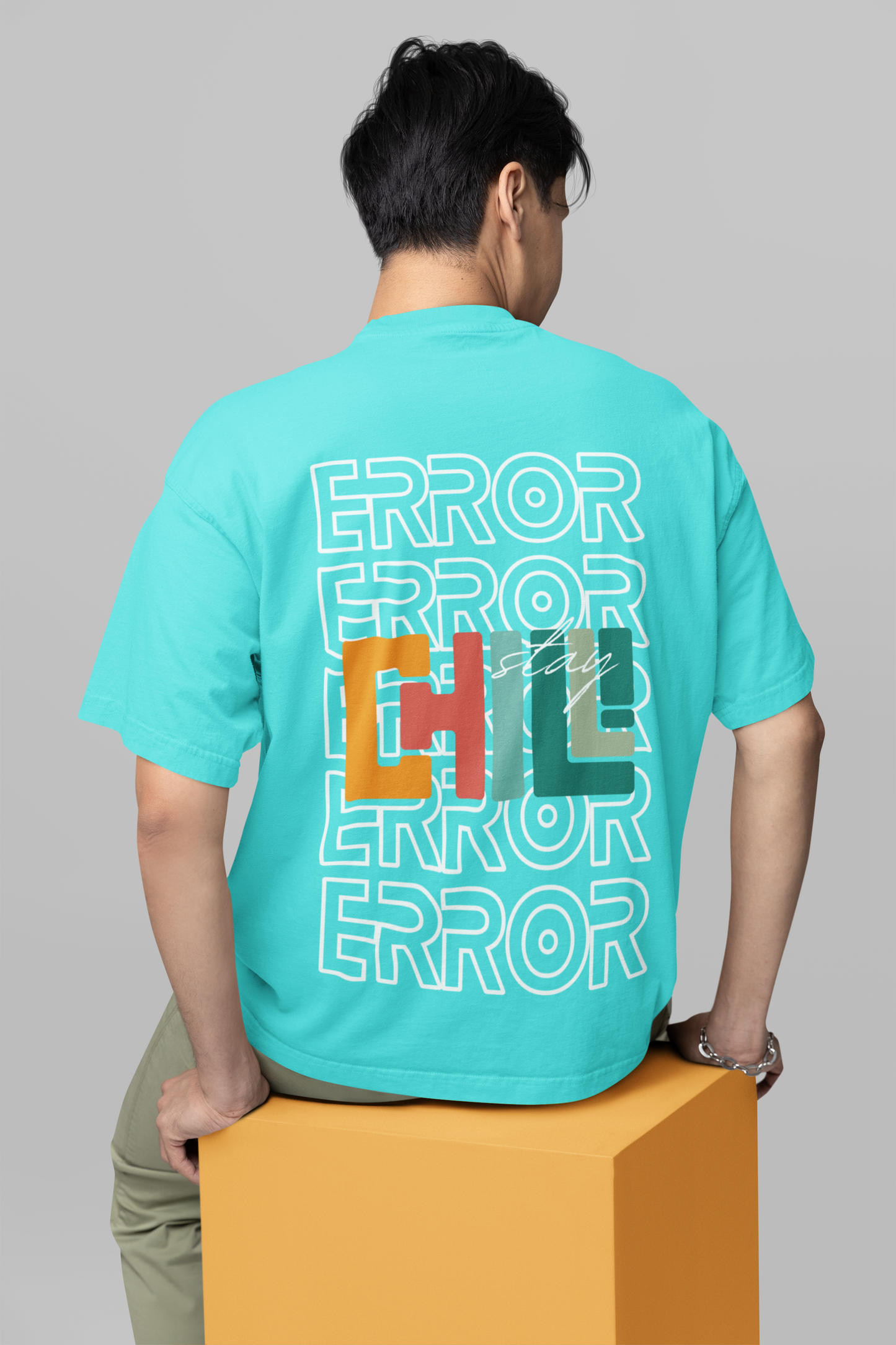 Chill Cyan Oversize T-shirt