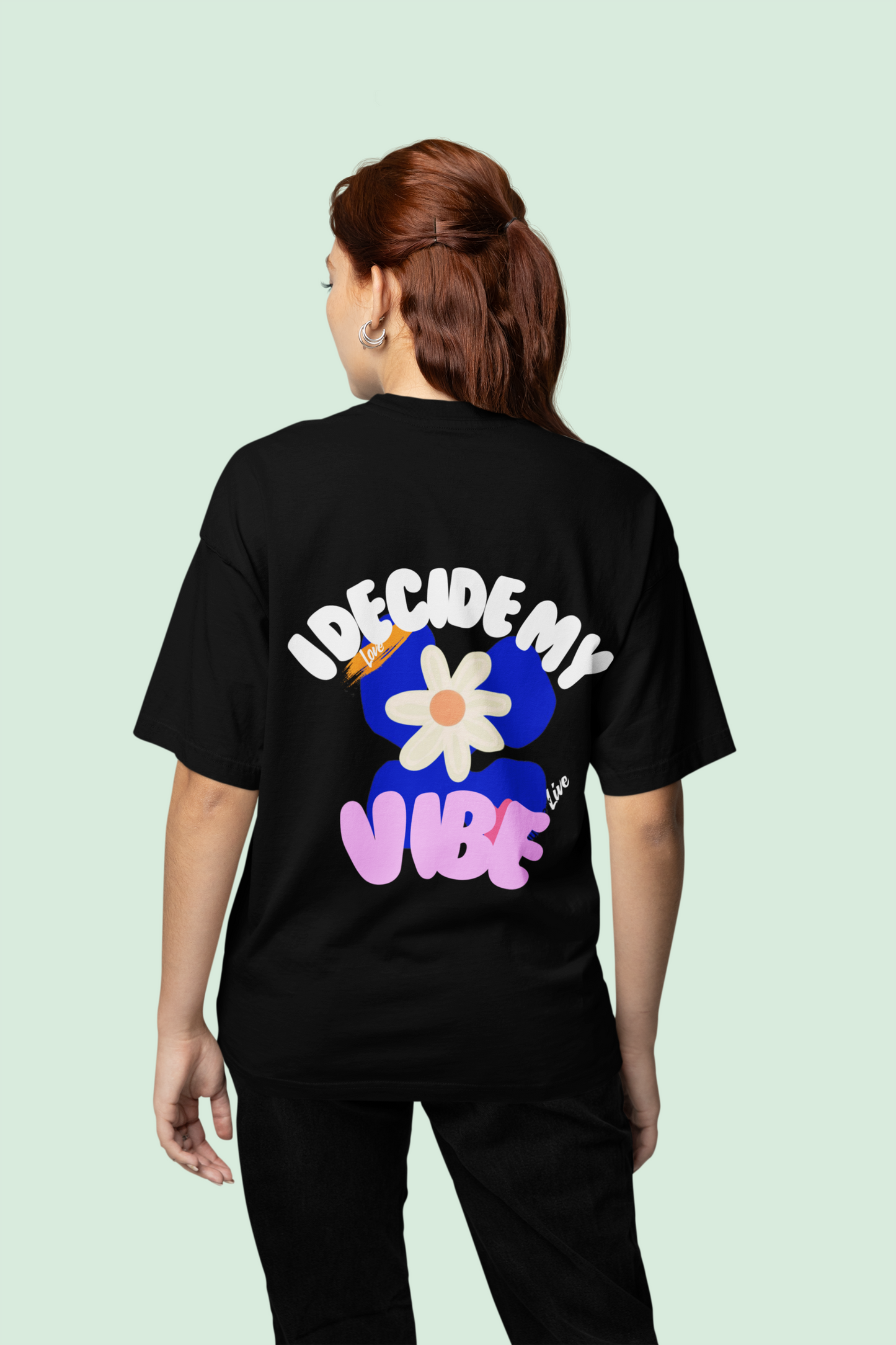 Vibe Black Oversize T-shirt