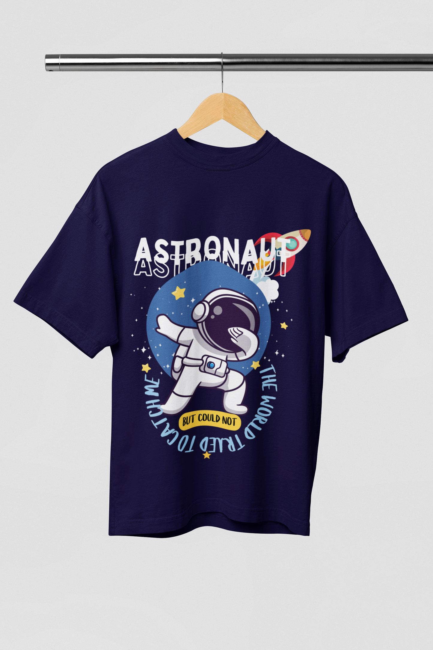 Astro Navy Blue Oversize T-shirt