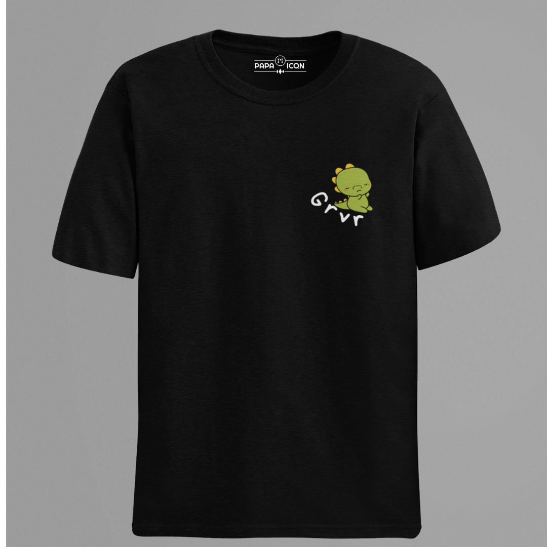 Grrr Cute Black Platinum T-shirt