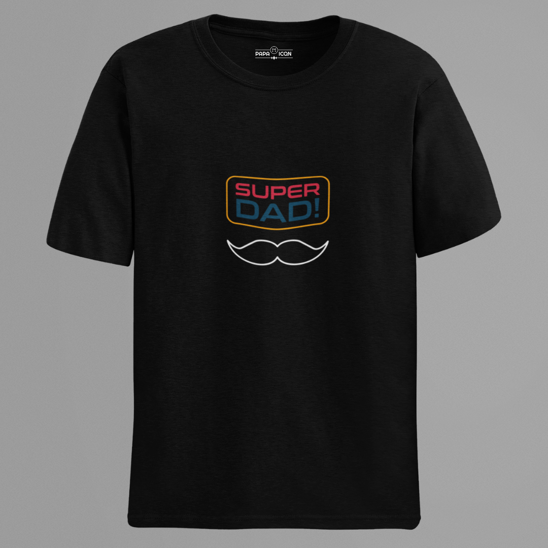 Dad Print Black Platinum T-shirt