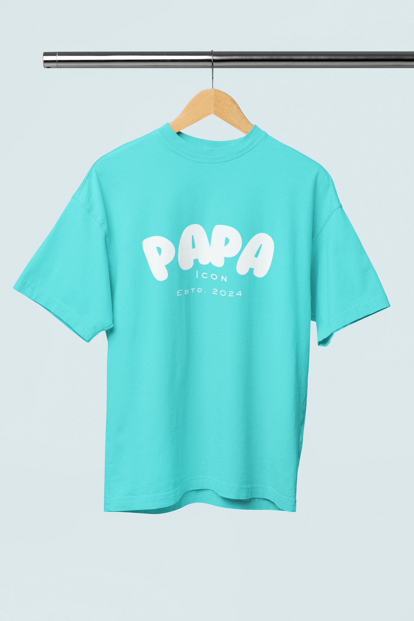 Papa Cyan Oversize T-shirt