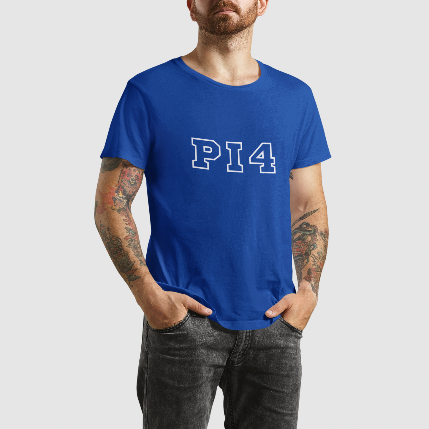 PI4 Royal Blue Classic Fit T-shirt