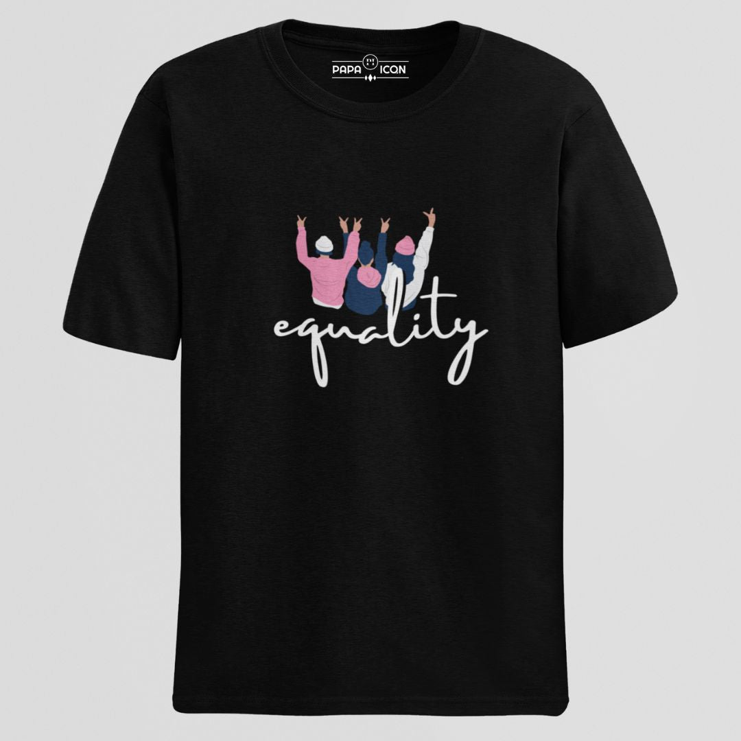 Equality Black Platinum T-shirt