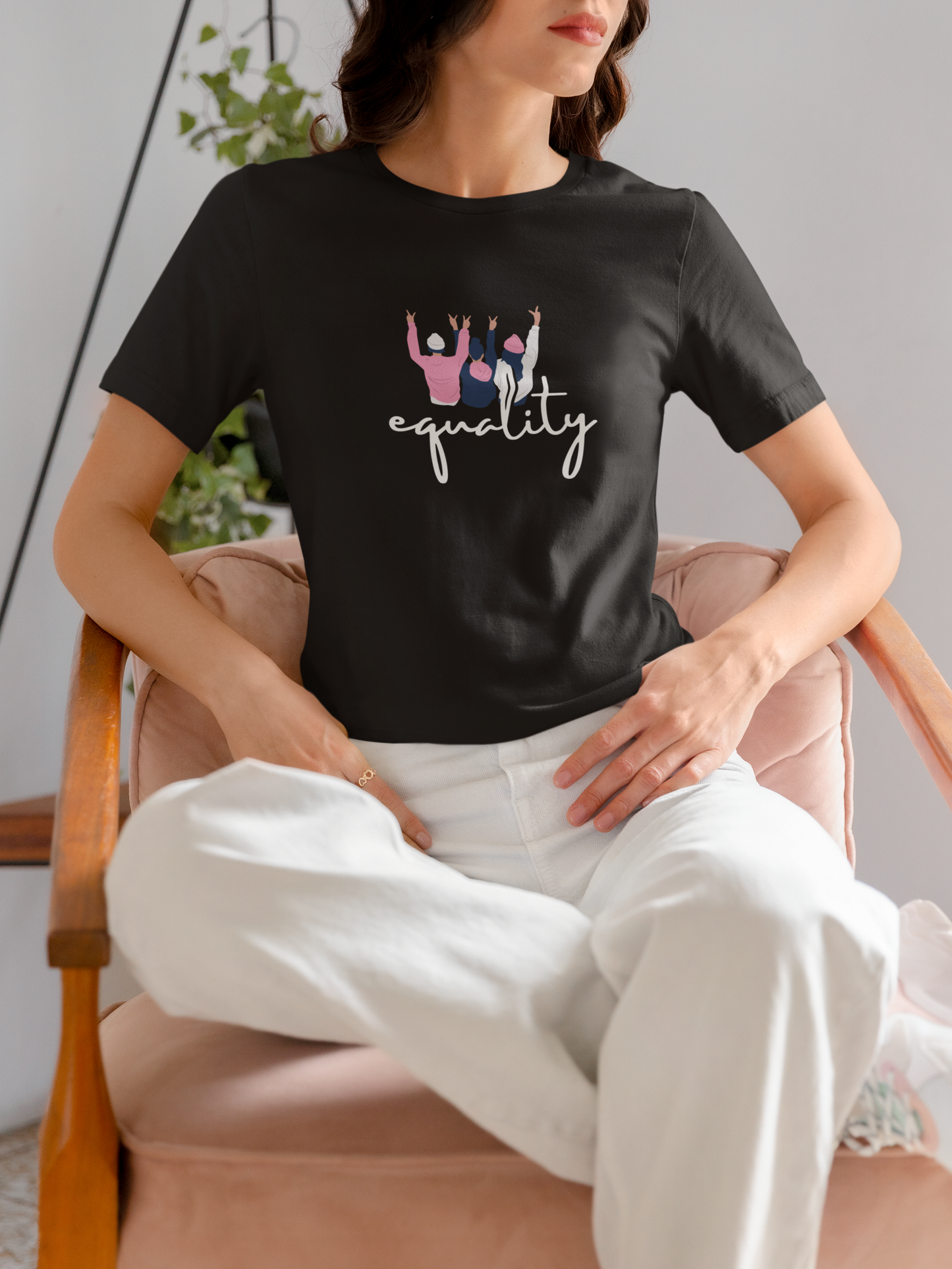 Equality Black Platinum T-shirt