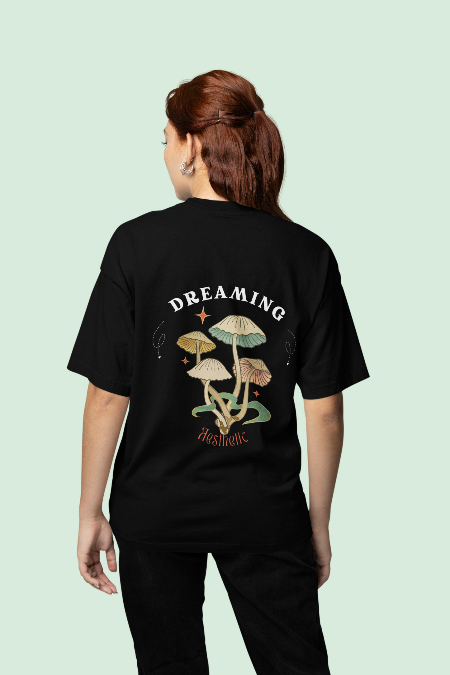 Aesthetic Black Oversize T-shirt