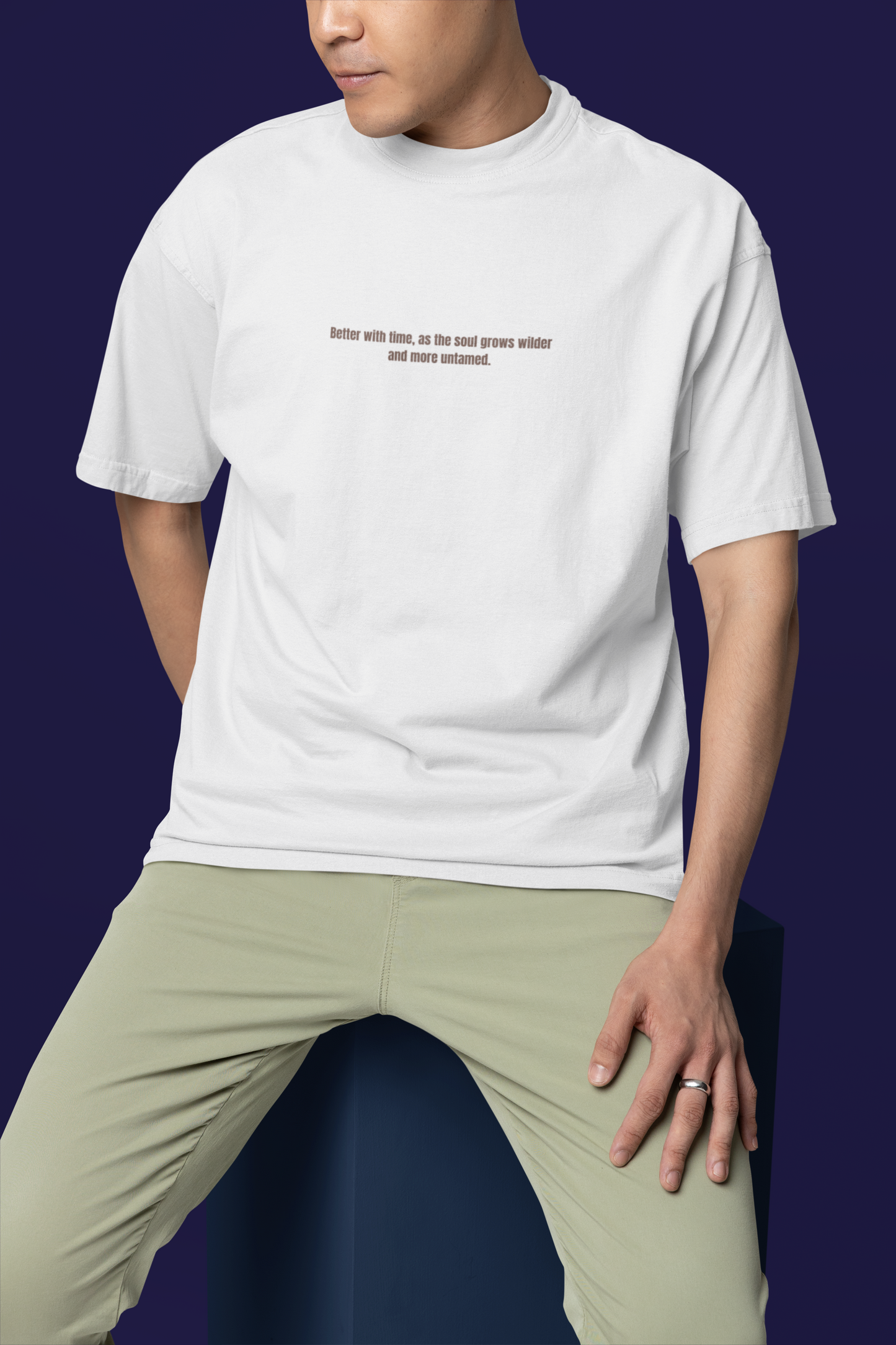 Wild Soul Off-white Oversize T-shirt