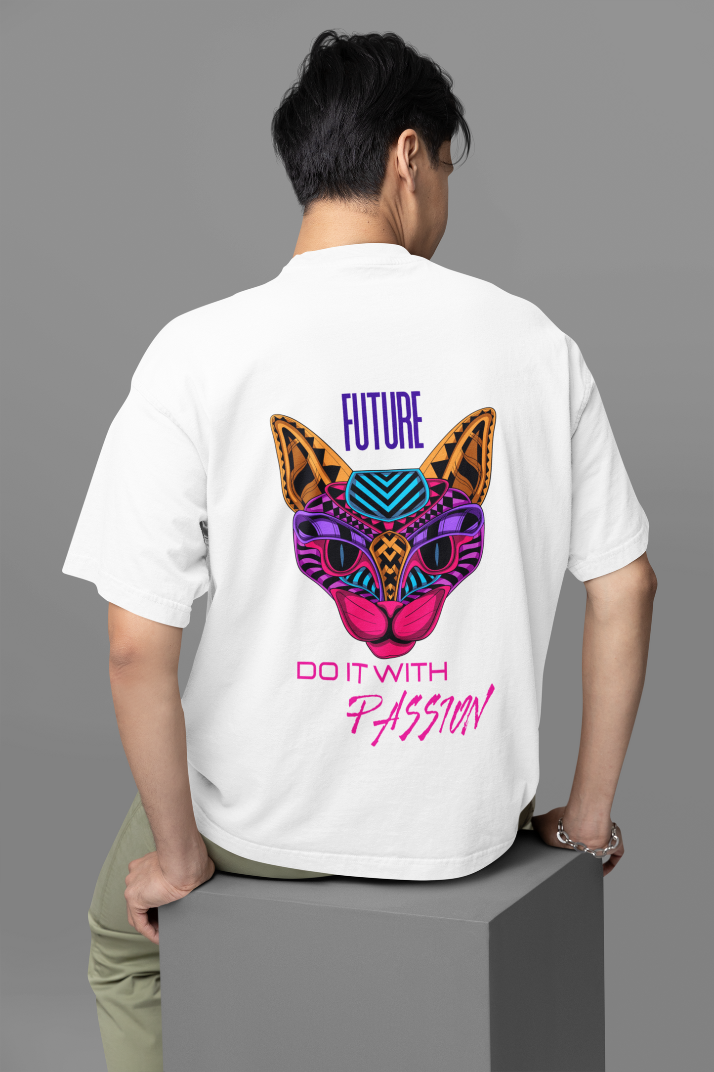 Passion Off-white Oversize T-shirt