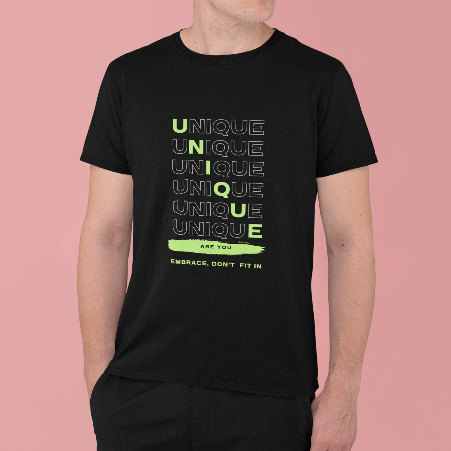 Unique Black Platinum T-shirt