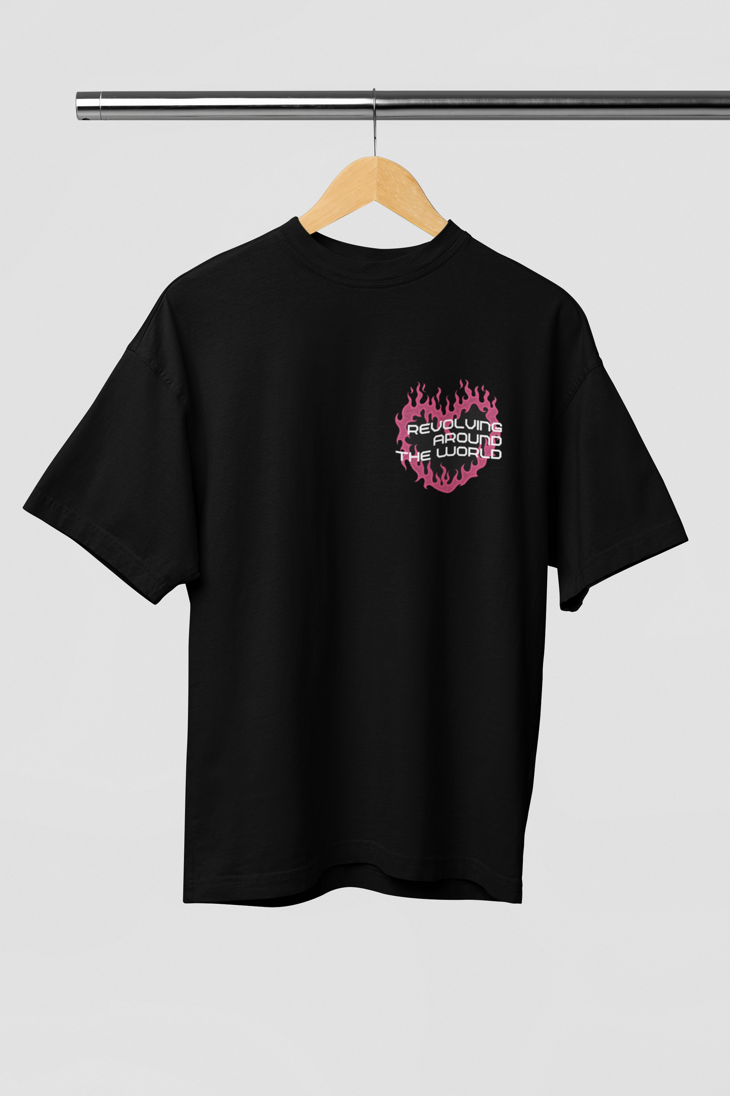 Futuristic Oversize Black T-shirt