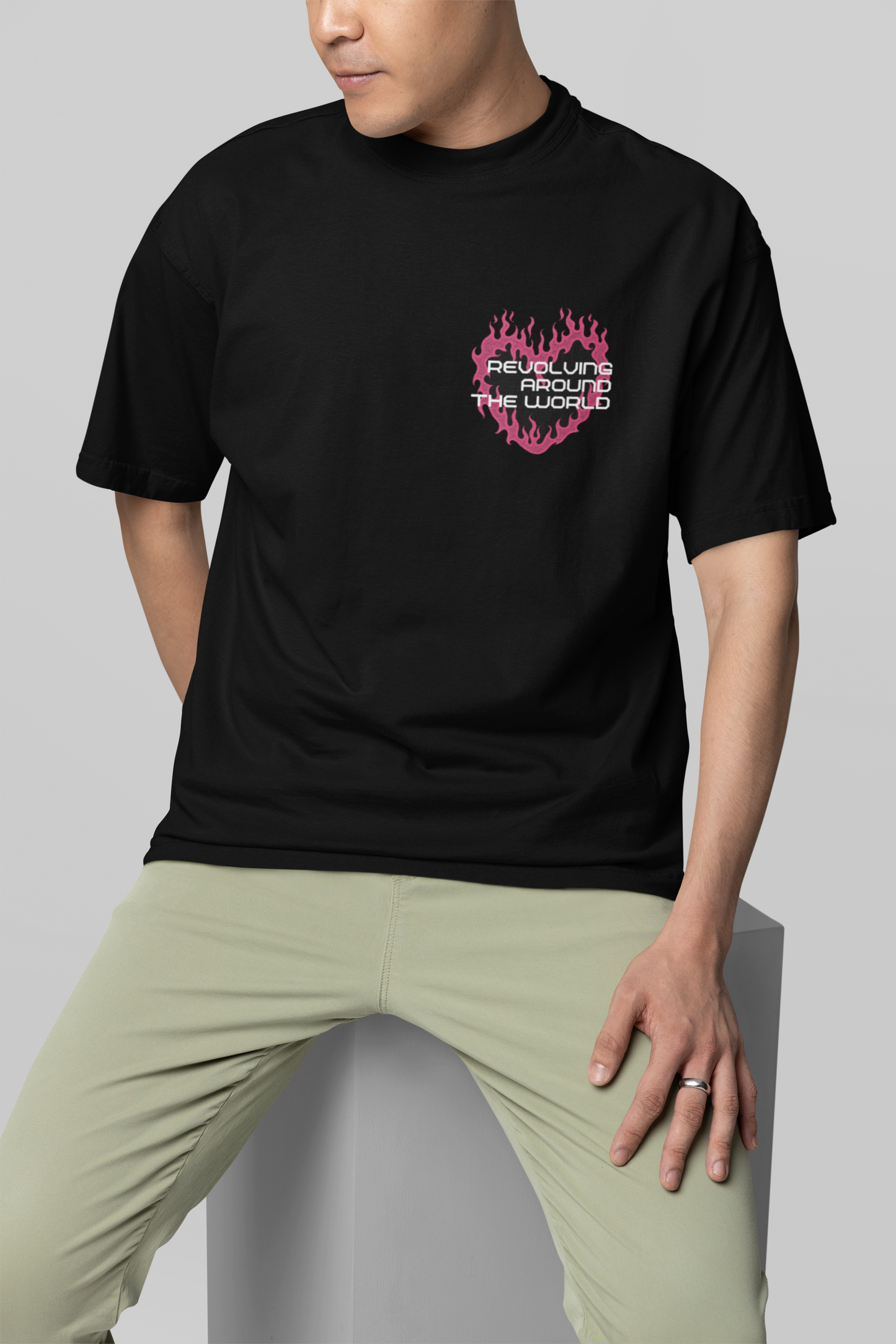 Futuristic Oversize Black T-shirt