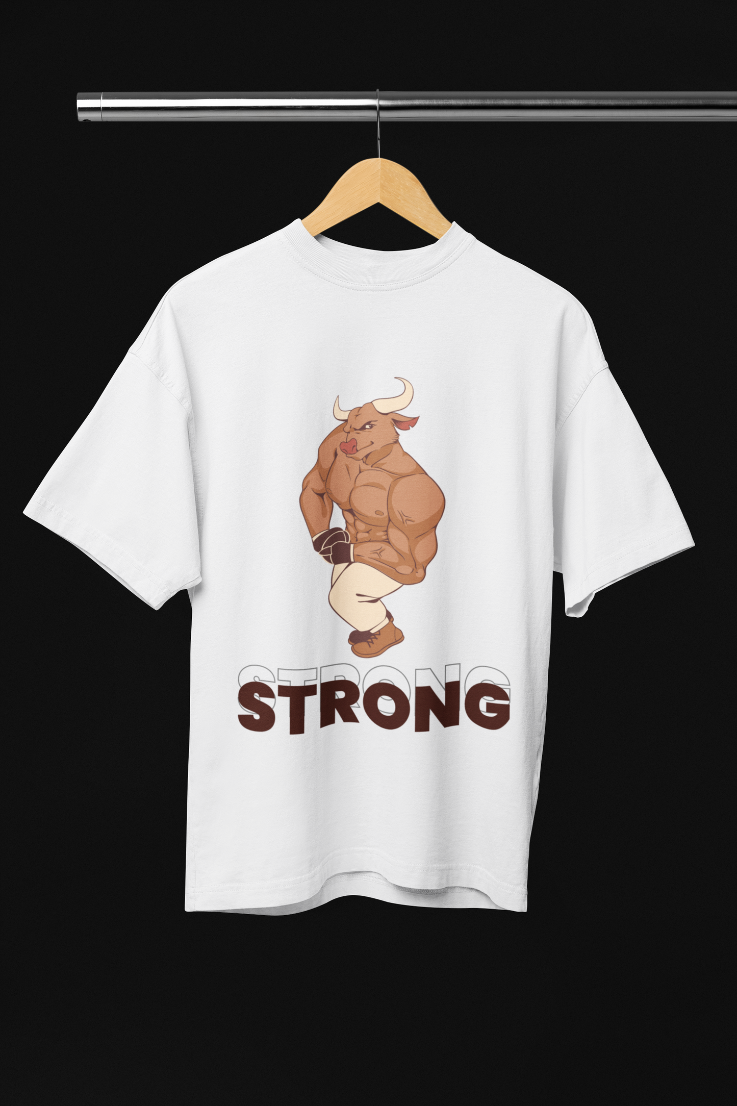 Strong Off-white Oversized T-shirt