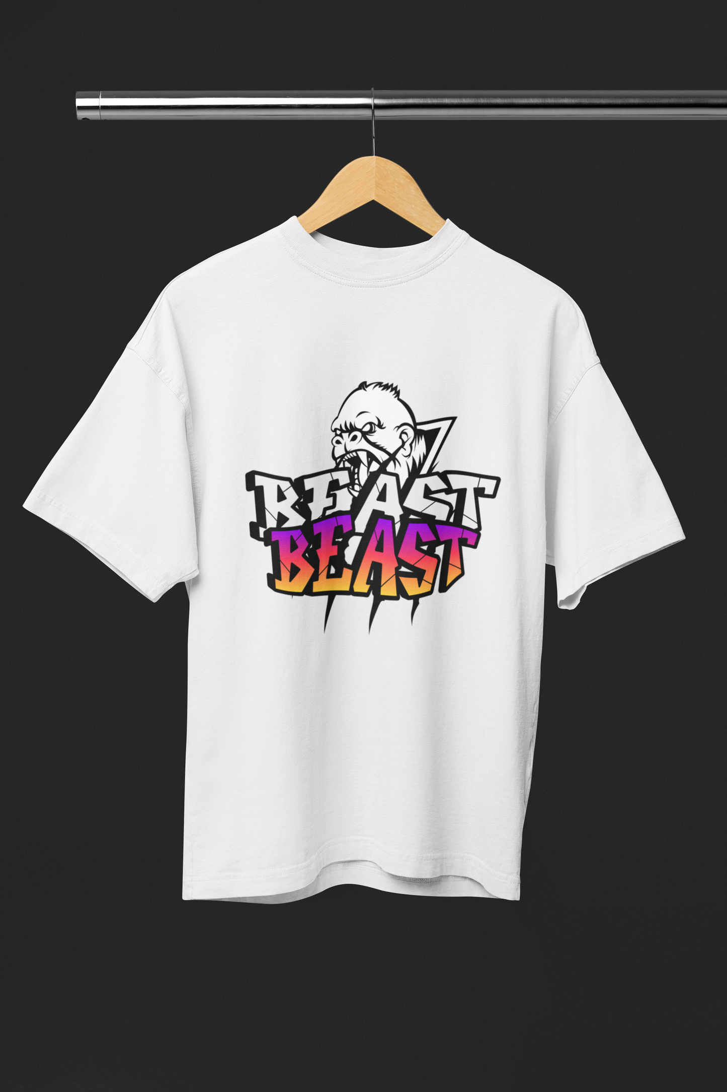 Beast Off-white Oversize T-shirt