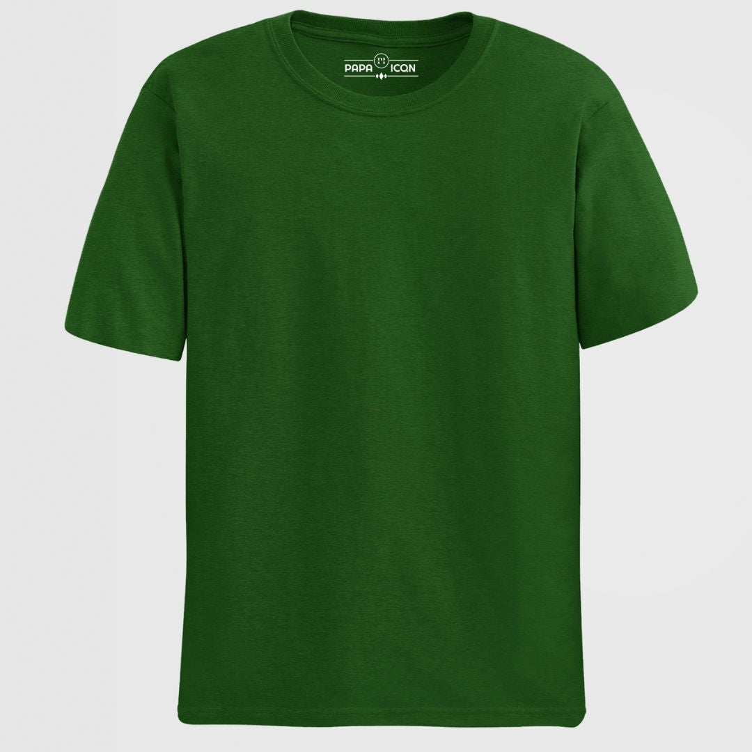 Bottle Green Basic T-shirt