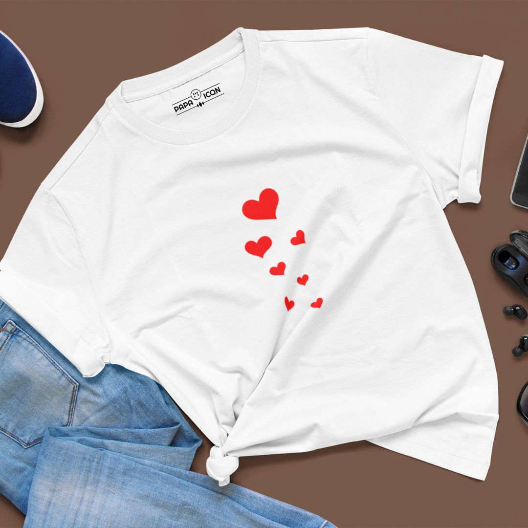 Hearts Melody White Platinum T-shirt
