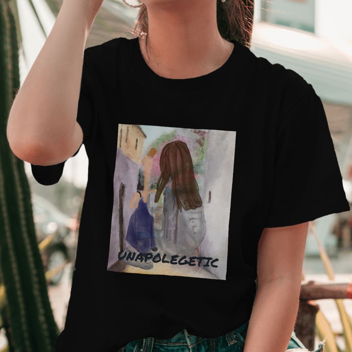 Unapologetic Black Oversize T-shirt
