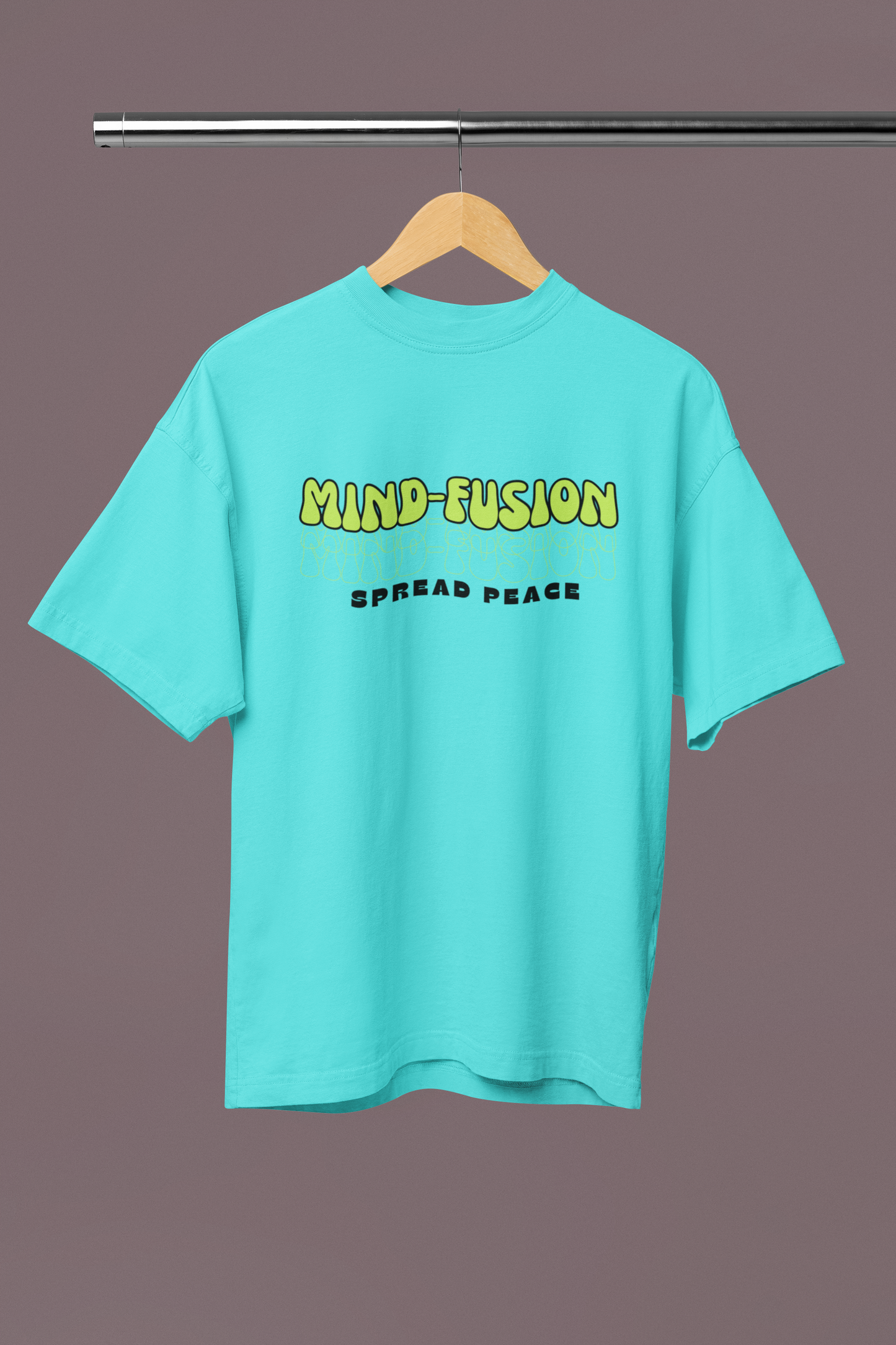 Fusion Cyan Oversize T-shirt