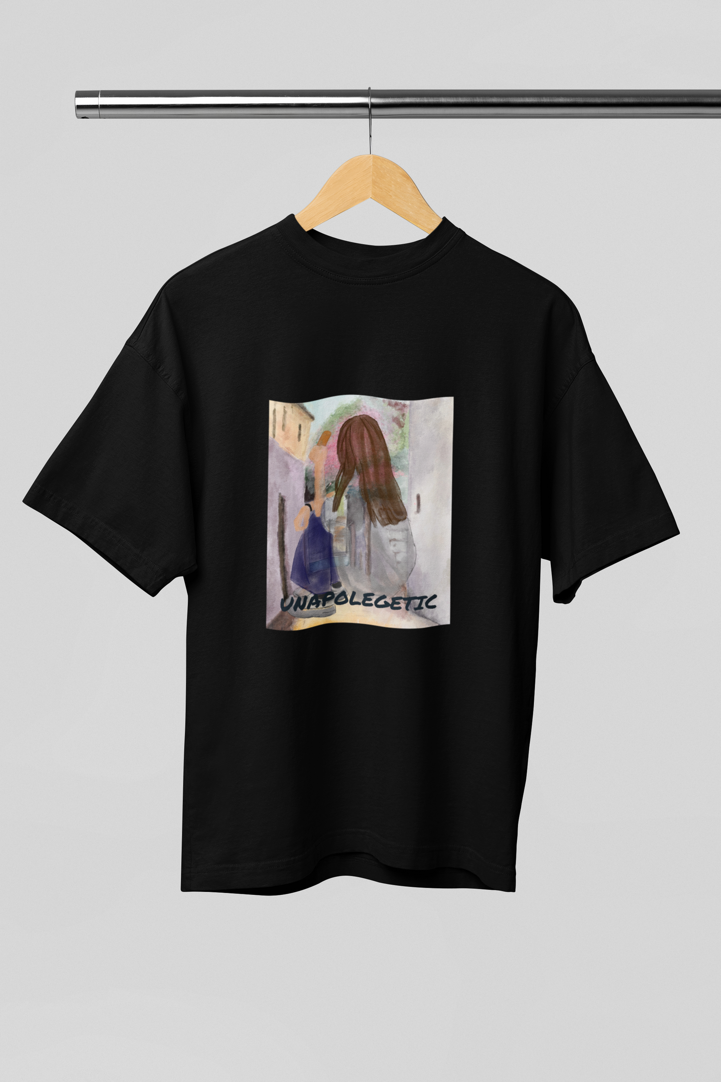 Unapologetic Black Oversize T-shirt
