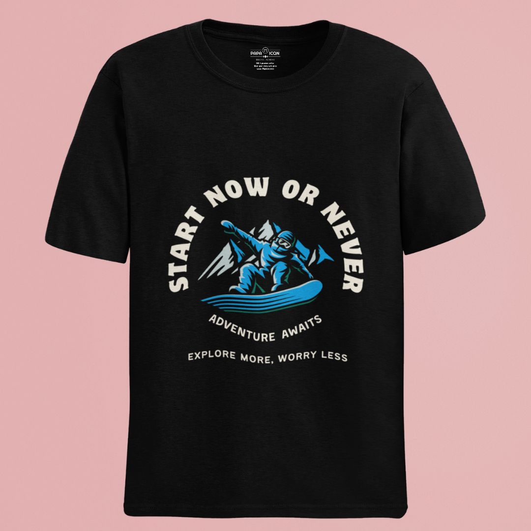 Adventure Black Platinum T-shirt