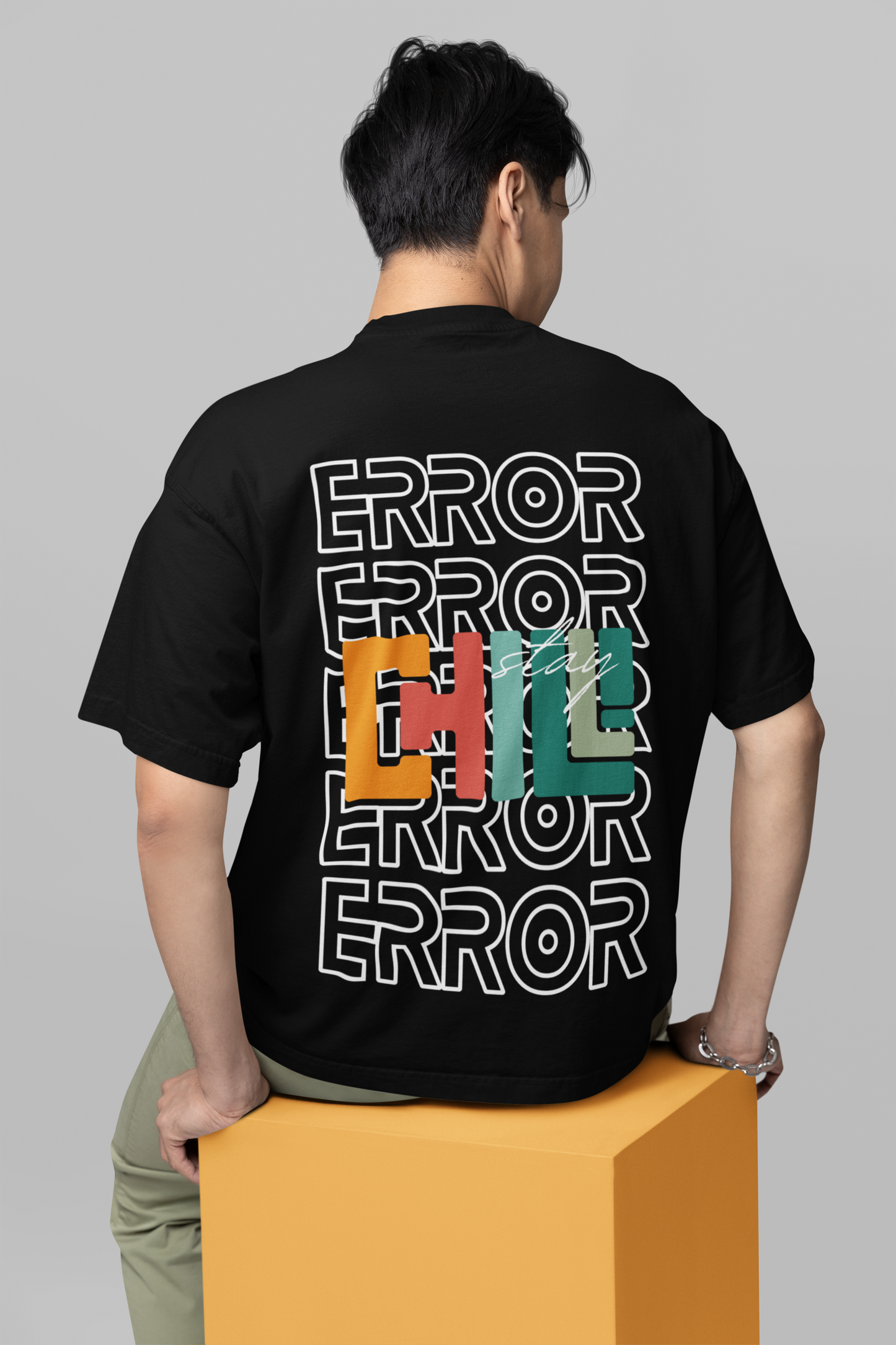 Chill Black Oversize T-shirt