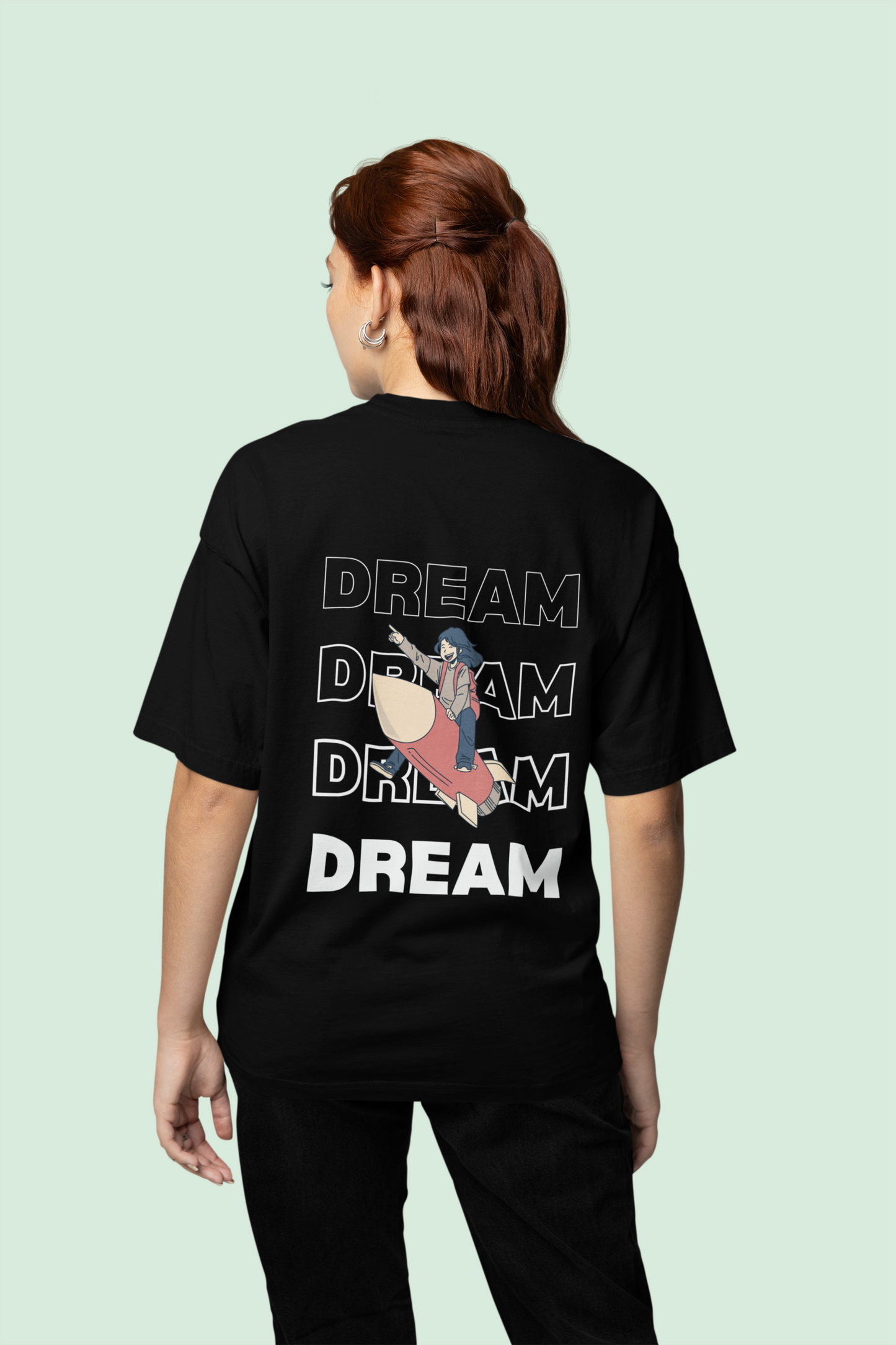 Dream Black Oversize T-shirt