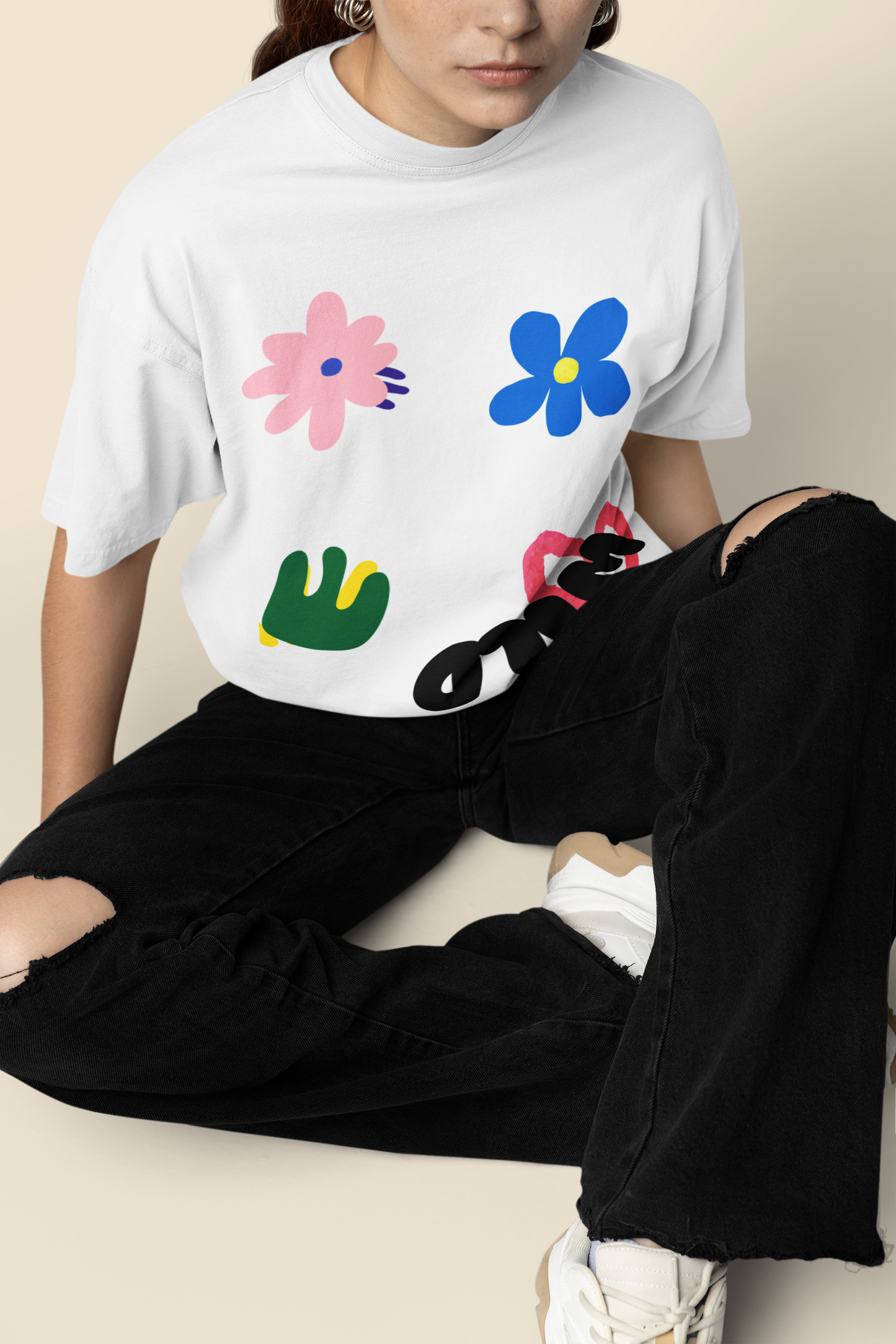 Wild Off-white Oversize T-shirt