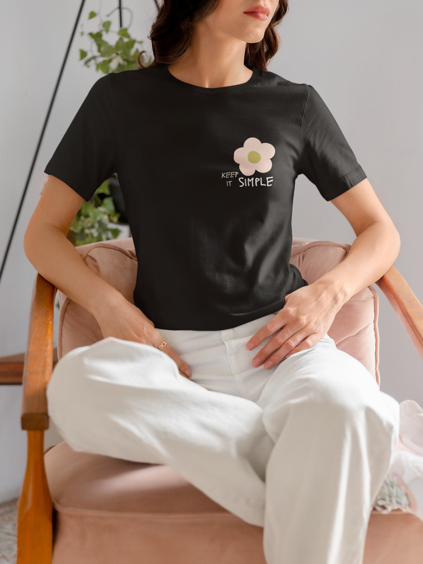 Simple Black Platinum T-shirt