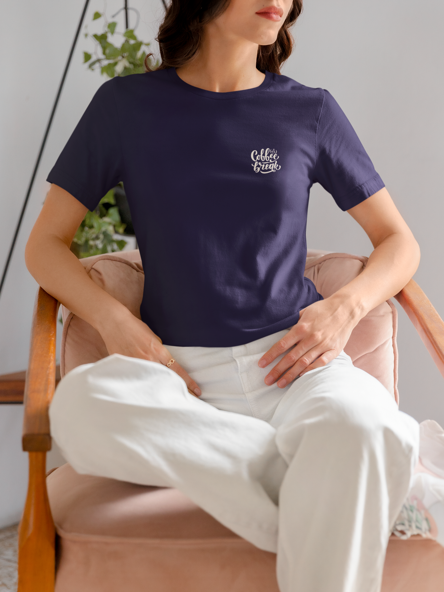 Coffee Navy Blue Platinum T-shirt