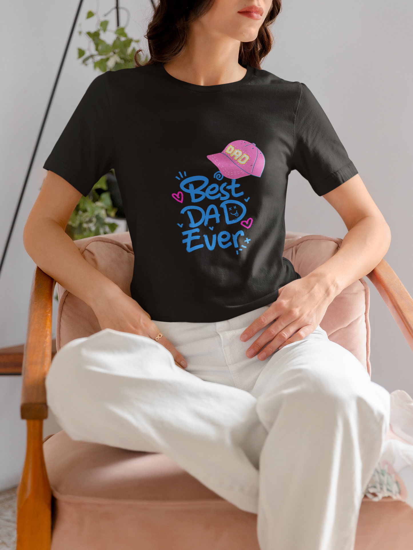 Best Dad Black Platinum T-shirt