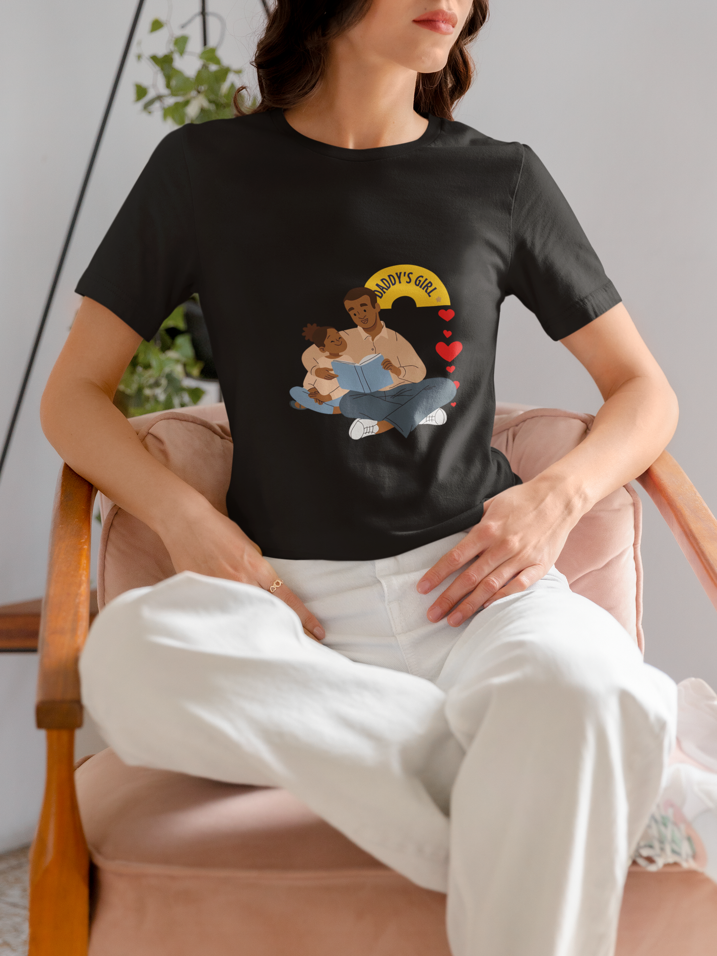 Daddy's Girl Black Platinum T-shirt