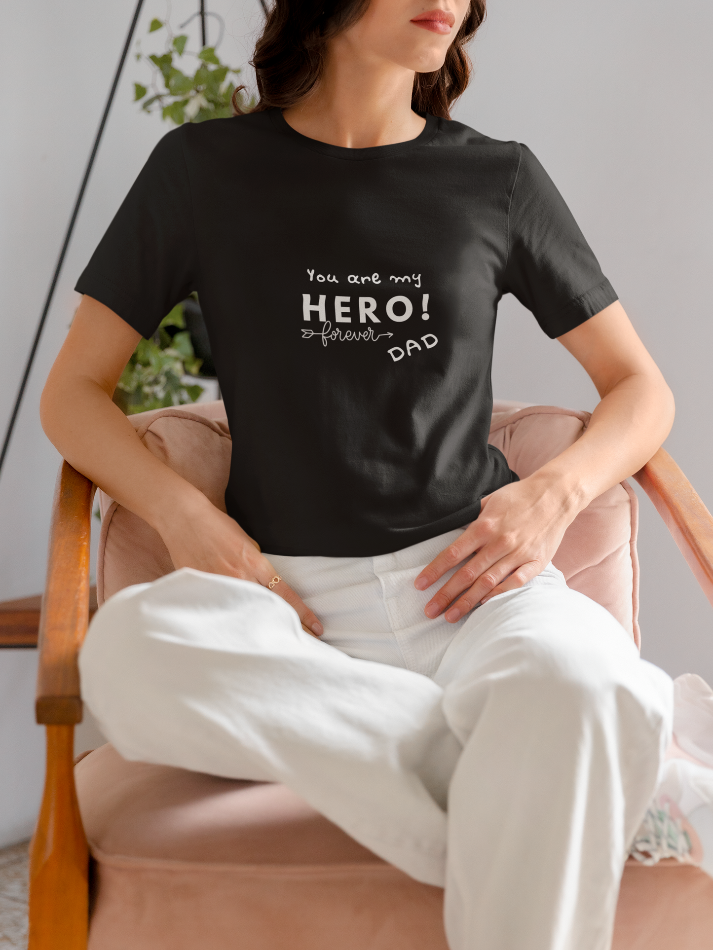 Forever Dad Black Platinum T-shirt