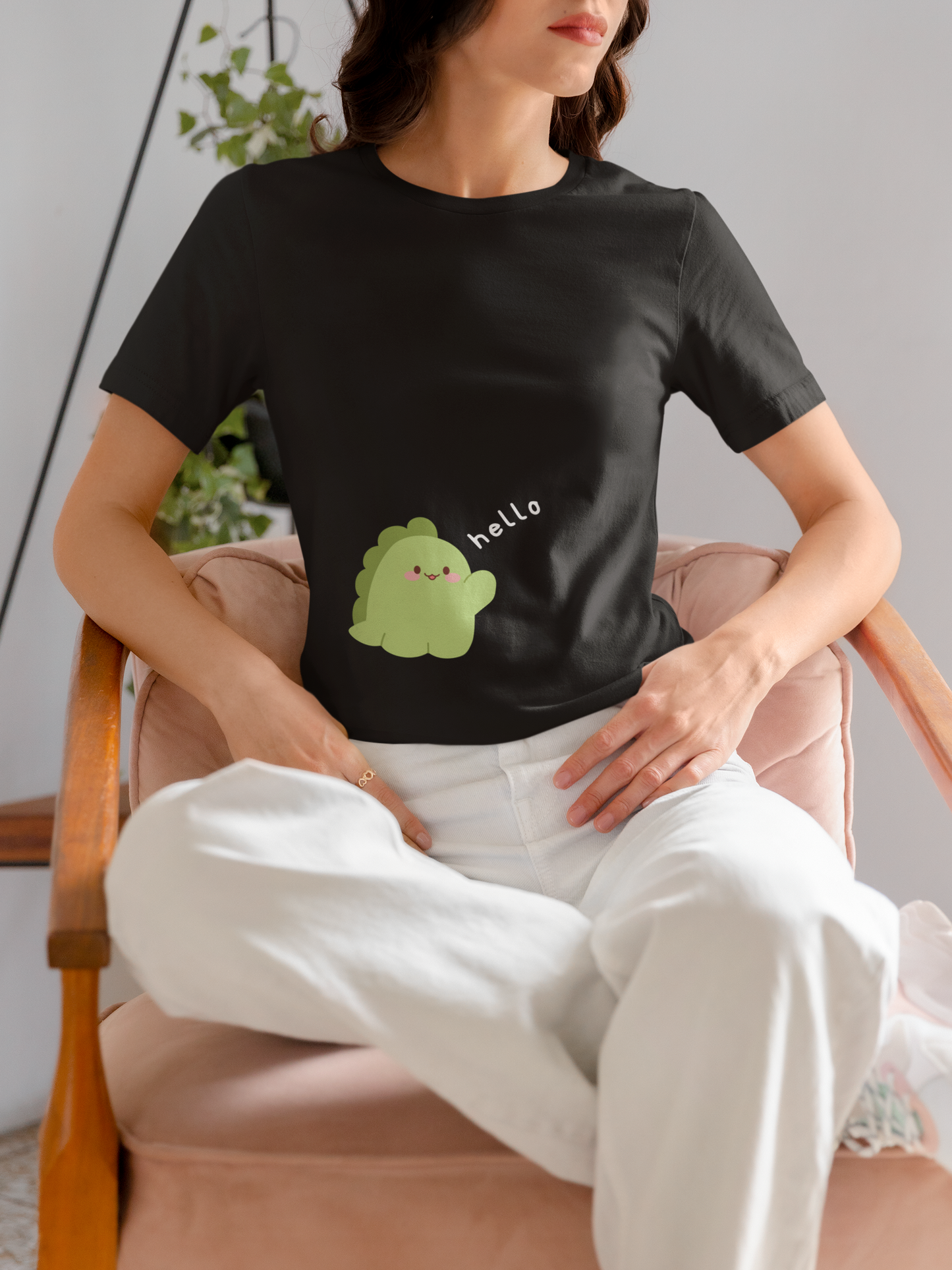 Hello Black Platinum T-shirt