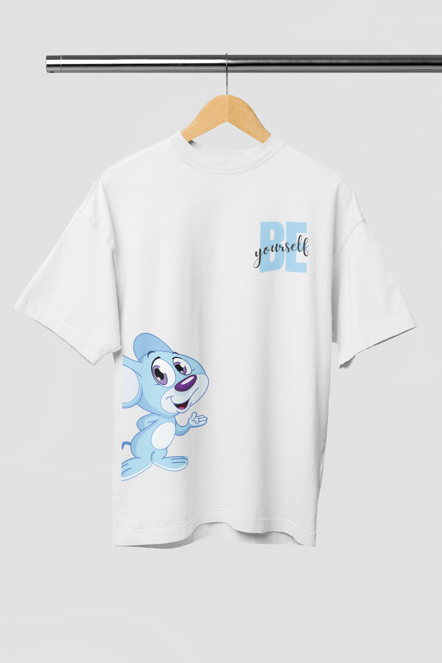 Be You Off-white Oversize T-shirt