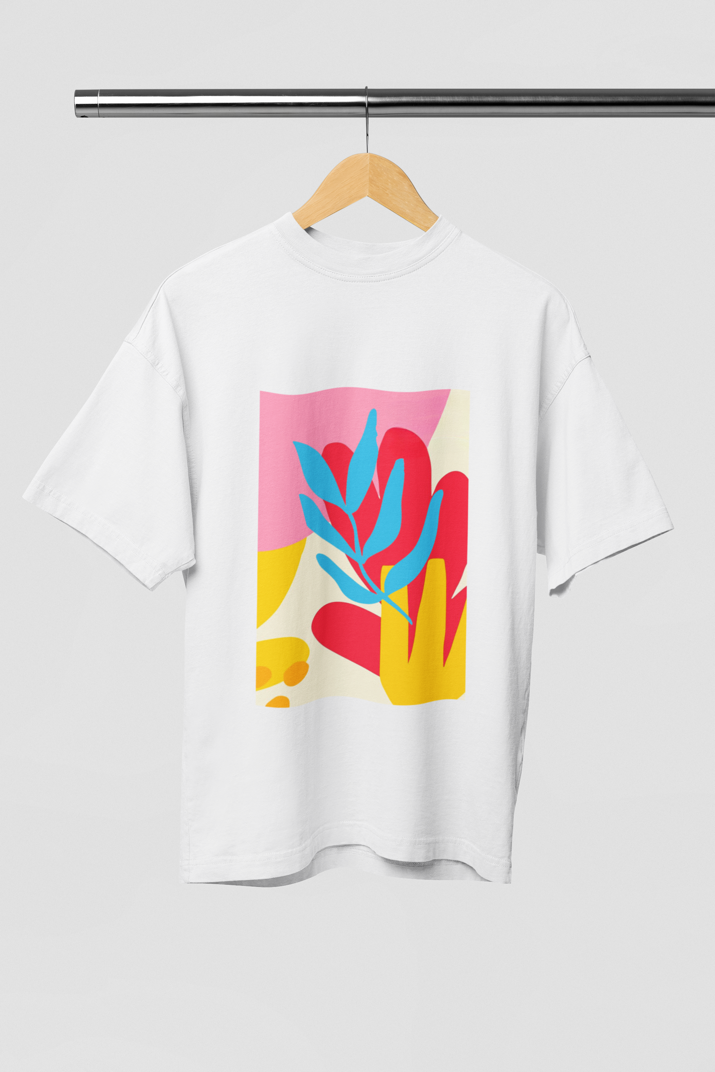 Abstract Off-white Oversize T-shirt