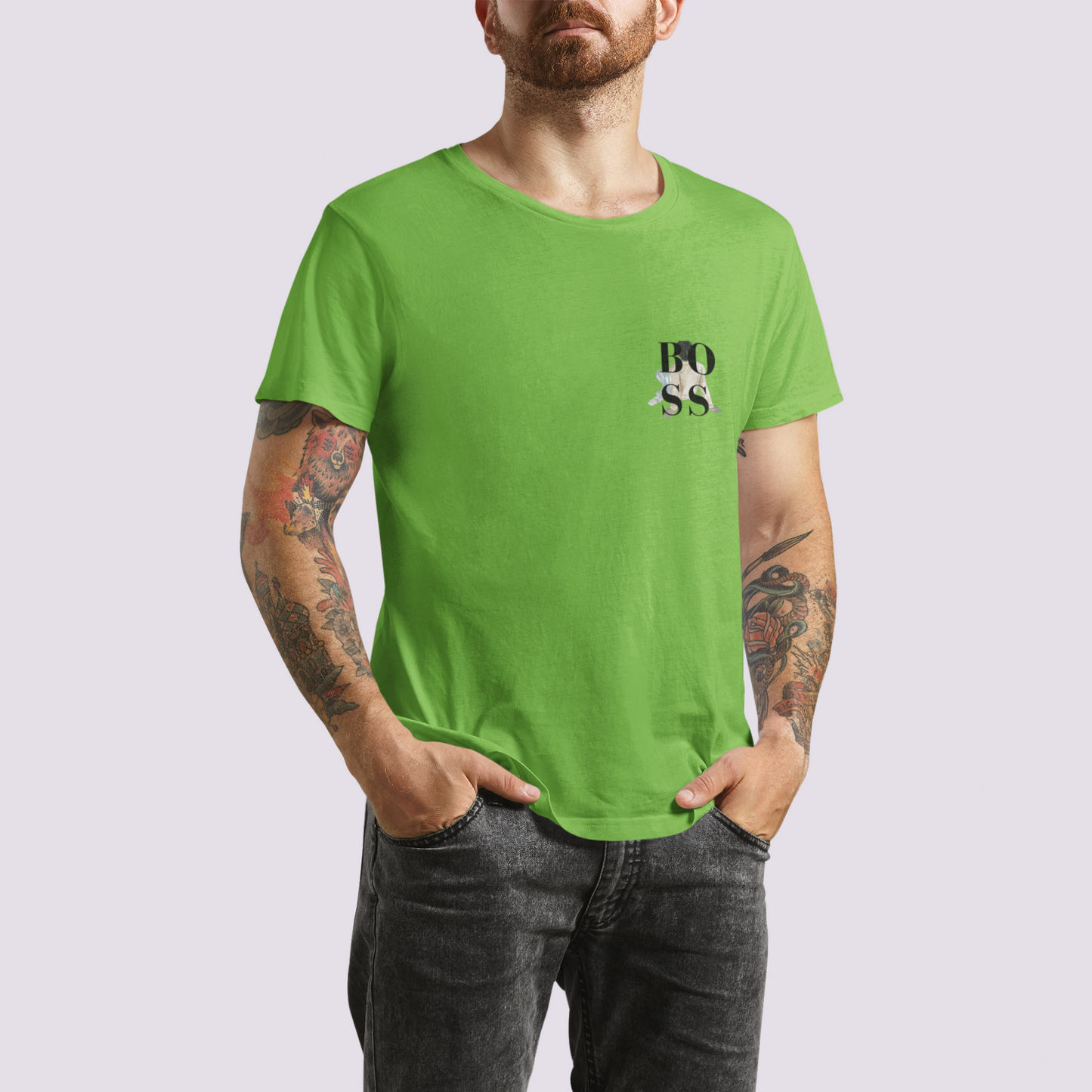 Boss Kiwi Green Regular T-shirt