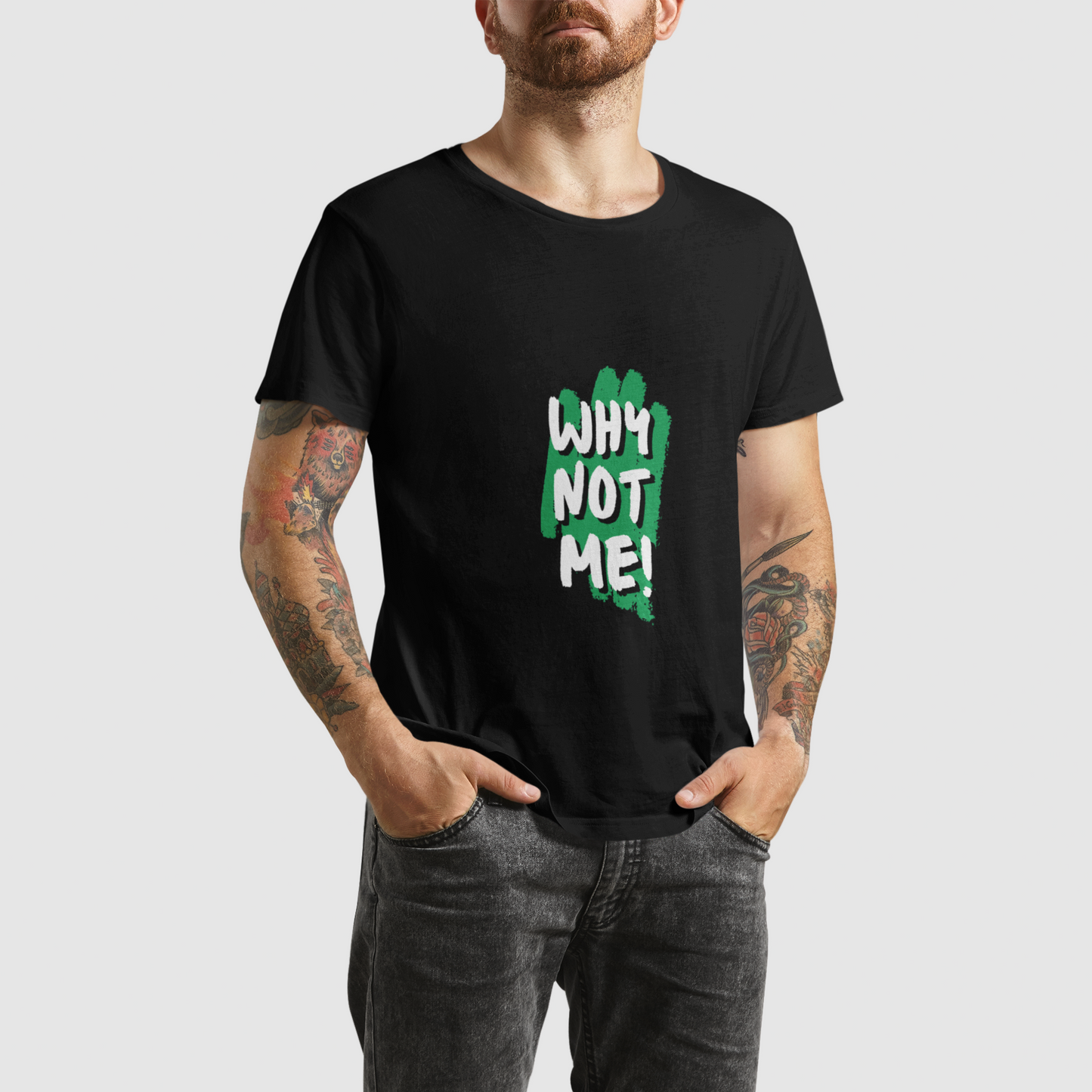 Why Not Black Platinum T-shirt
