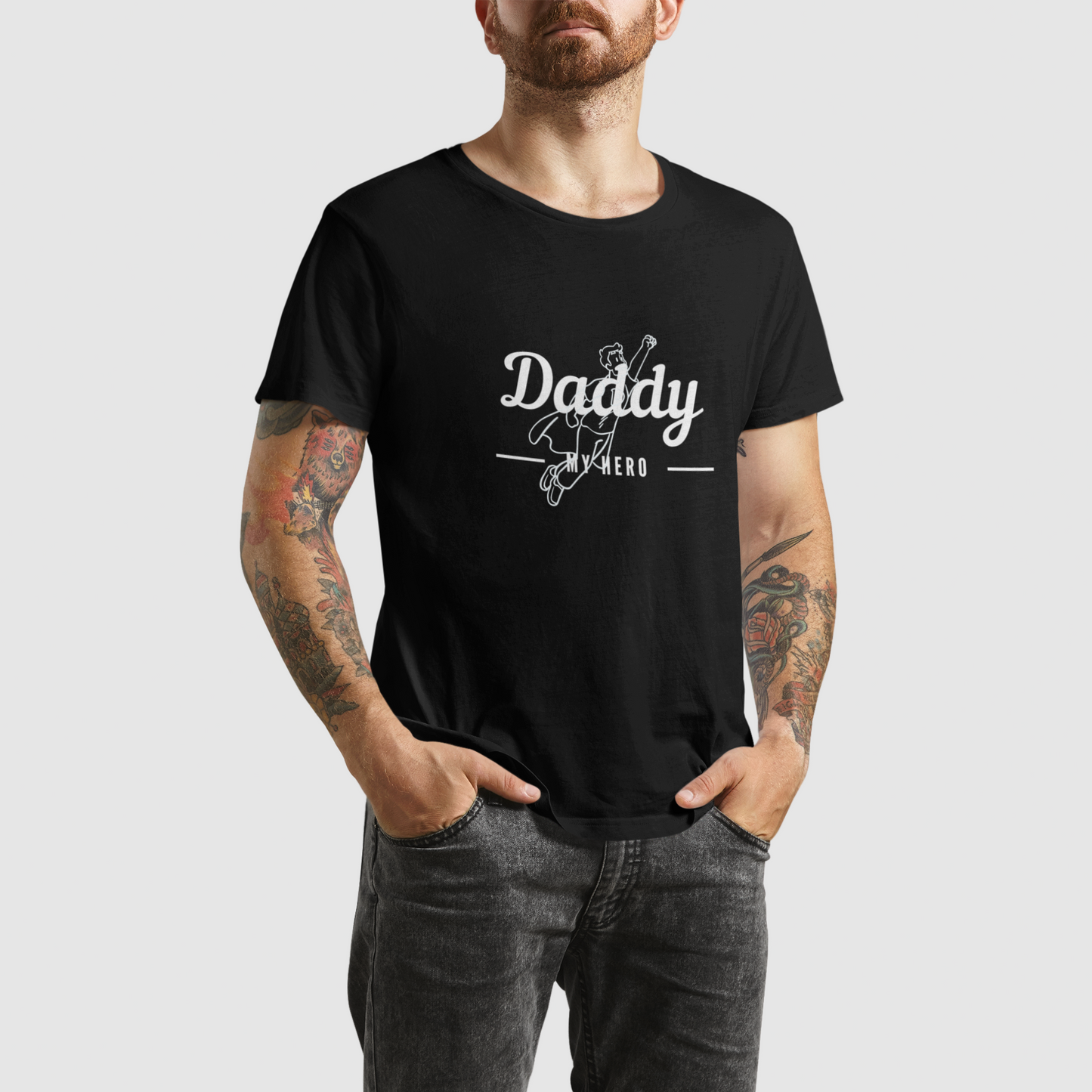 Super Hero Black Platinum T-shirt
