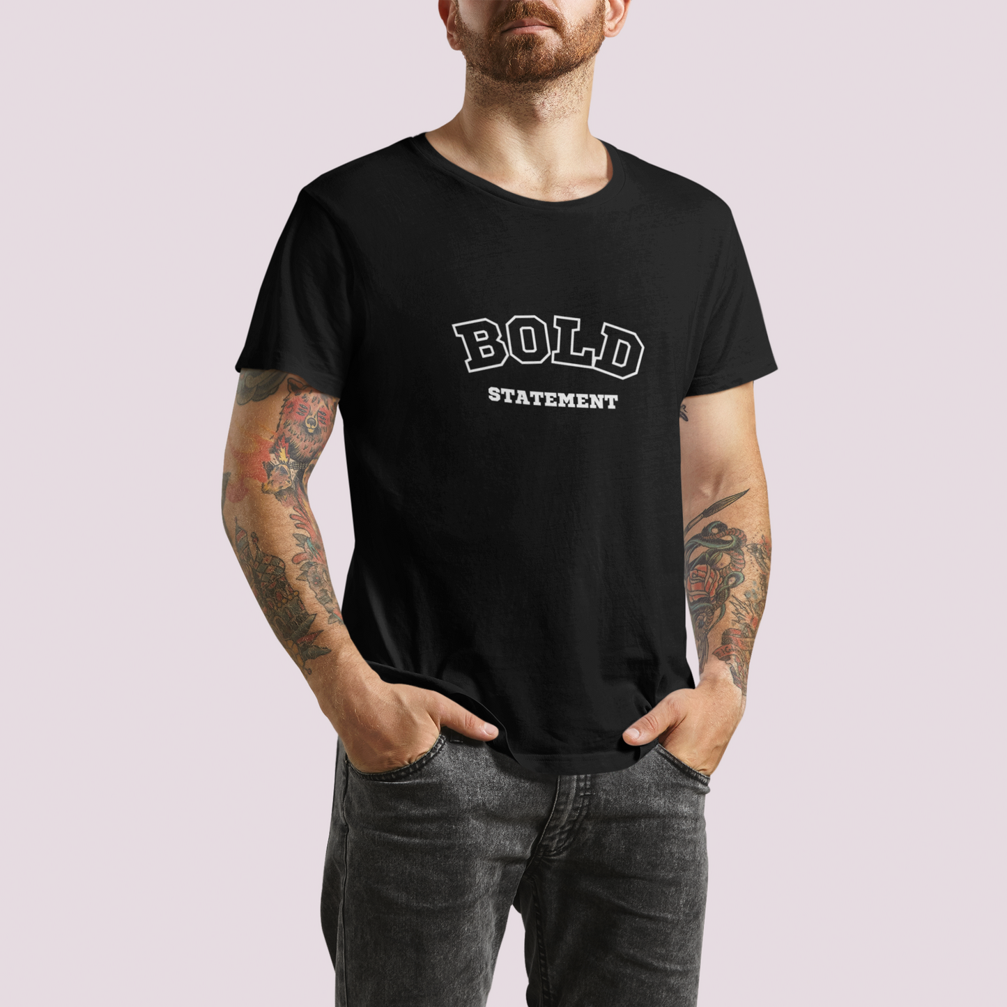 Bold Black Platinum T-shirt