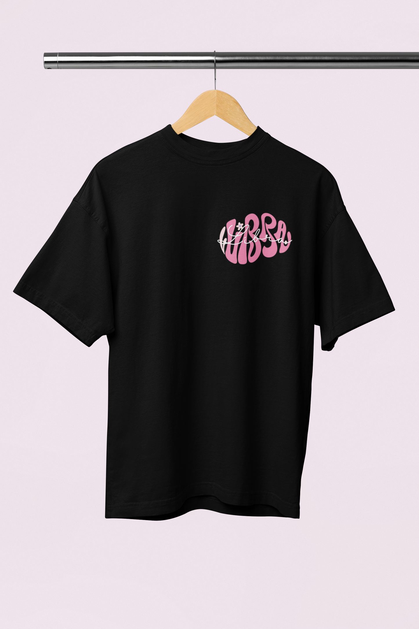 Libra Black Oversize T-shirt