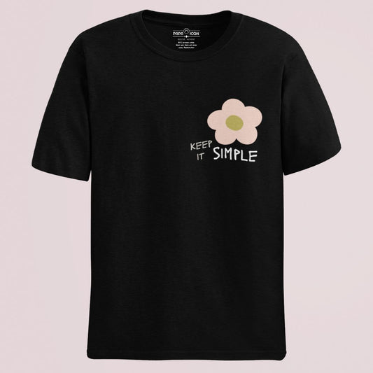 Simple Black Platinum T-shirt