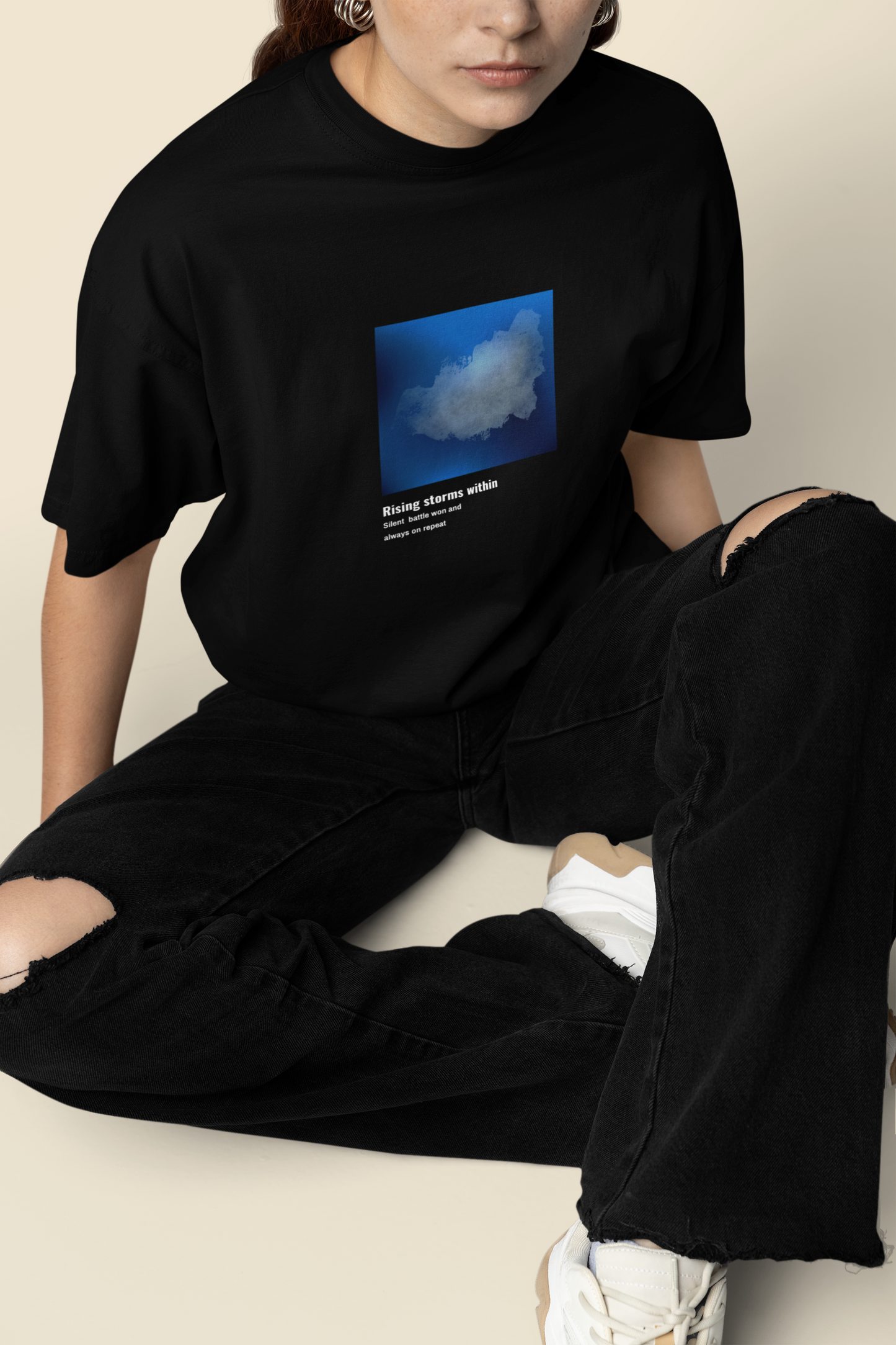 Storm Black Oversize T-shirt