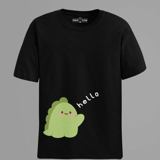 Hello Black Platinum T-shirt