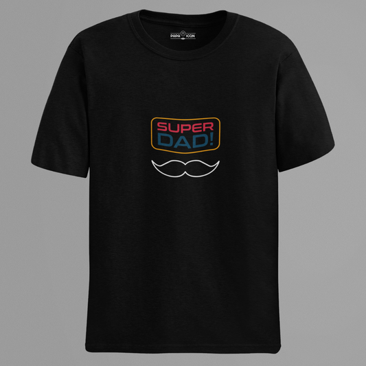 Dad Print Black Platinum T-shirt