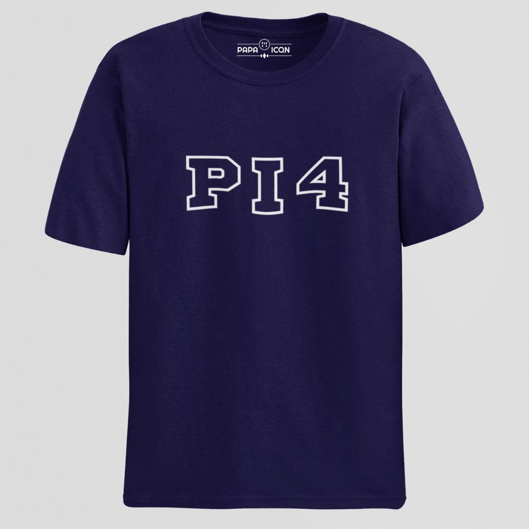 PI4 Navy Blue Platinum T-shirt